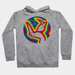 Rainbow Peace Dove Hoodie